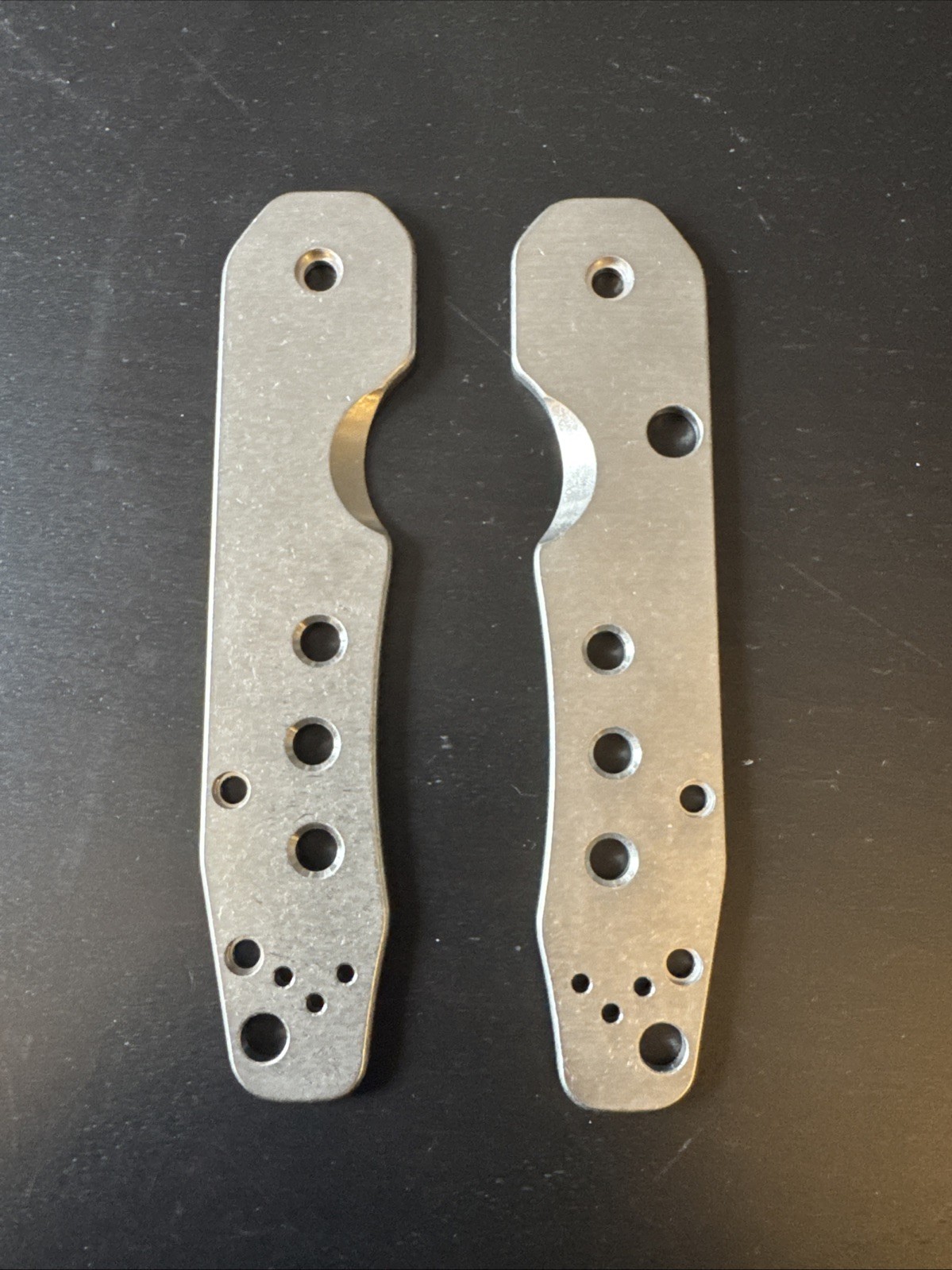 Scikio Spyderco Smock Titanium Handle Scales