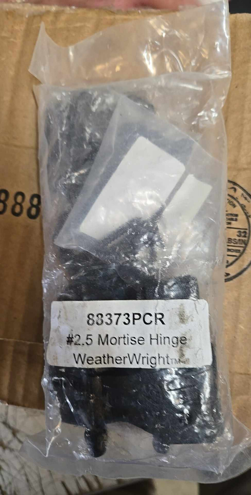 (1 Set) WeatherWright 88373PCR #2.5 Mortise Hinge, Hardware Kit