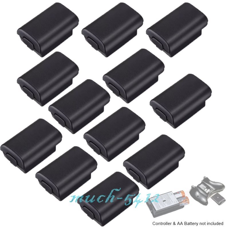 For Xbox 360 Wireless Controller AA Battery Pack Back Cover Shell Holder Case