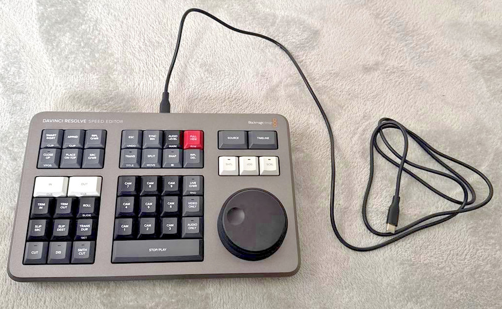 Blackmagic Design DaVinci Resolve Speed Editor Editing Keyboard Control Panel Jp