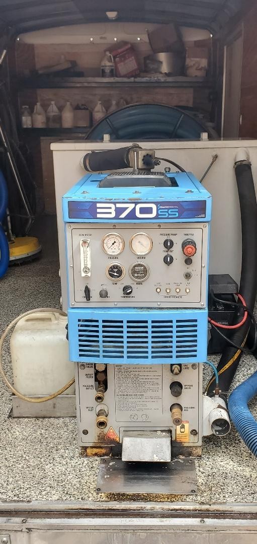 Carpet cleaning equipment Sapphire 370 and all equipment 16' Pace trailer
