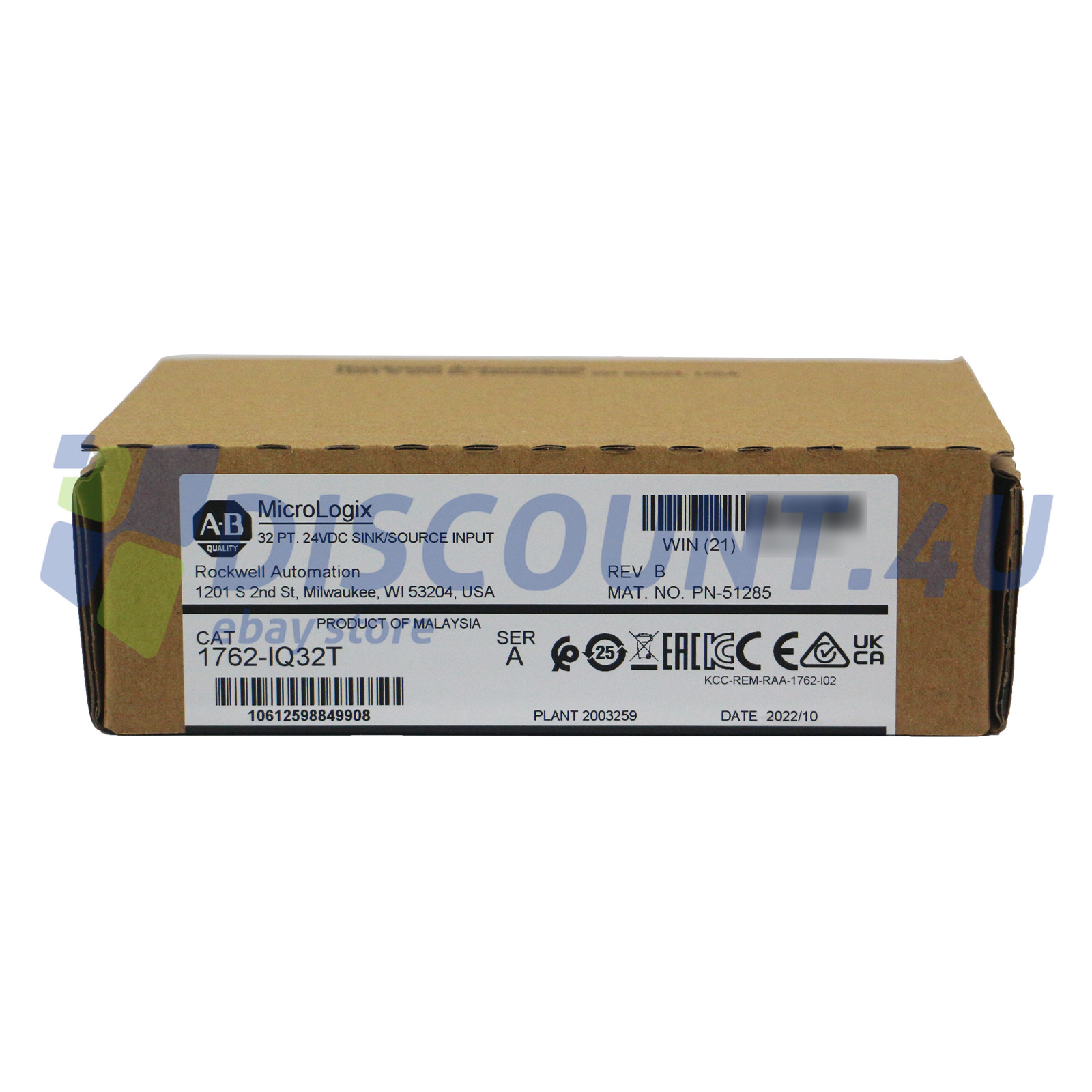 New Sealed Allen-Bradley 1762-IQ32T SER A MicroLogix 32 Point Input Module US