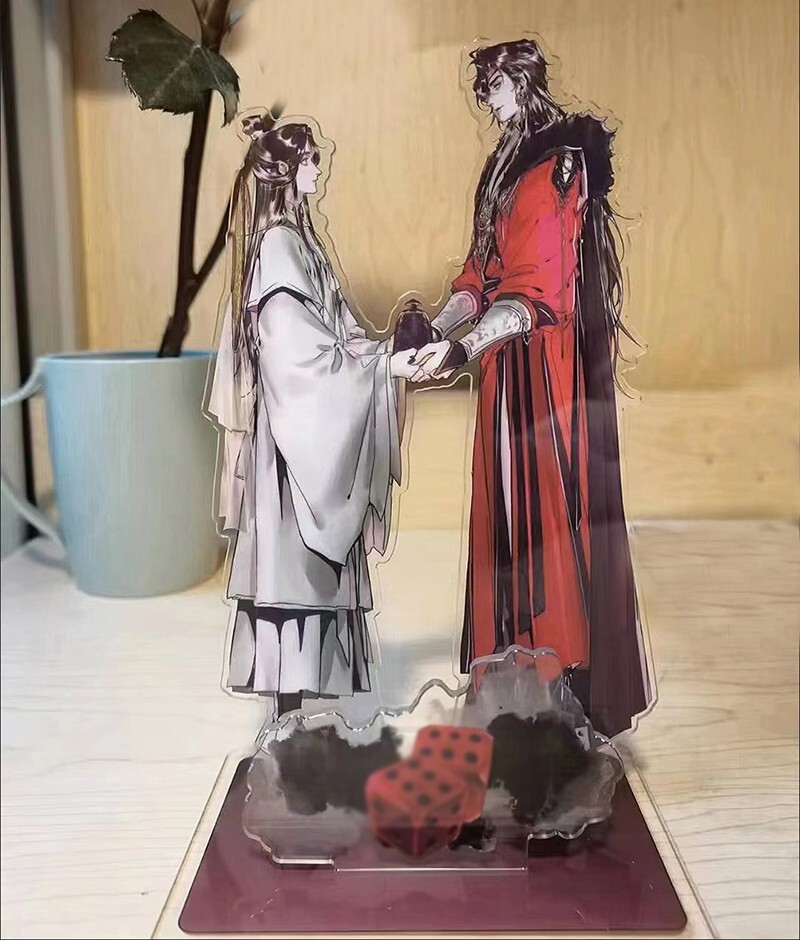 New Anime Tian Guan Ci Fu TGCF Hua Cheng Xie Lian Acrylic Figure Stand Gift