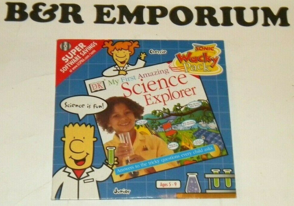 My First Amazing Science Explorer - (1999 Global Software/Sonic) - Used CD-ROM