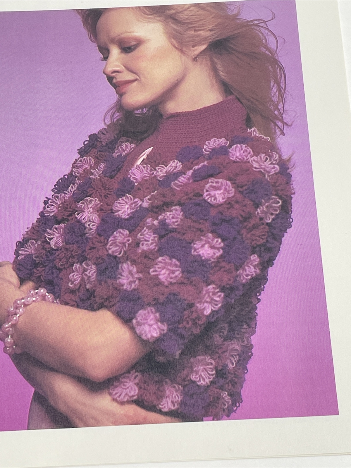 Marshall Cavendish Womens Daisy Jacket Sweater Crochet Pattern
