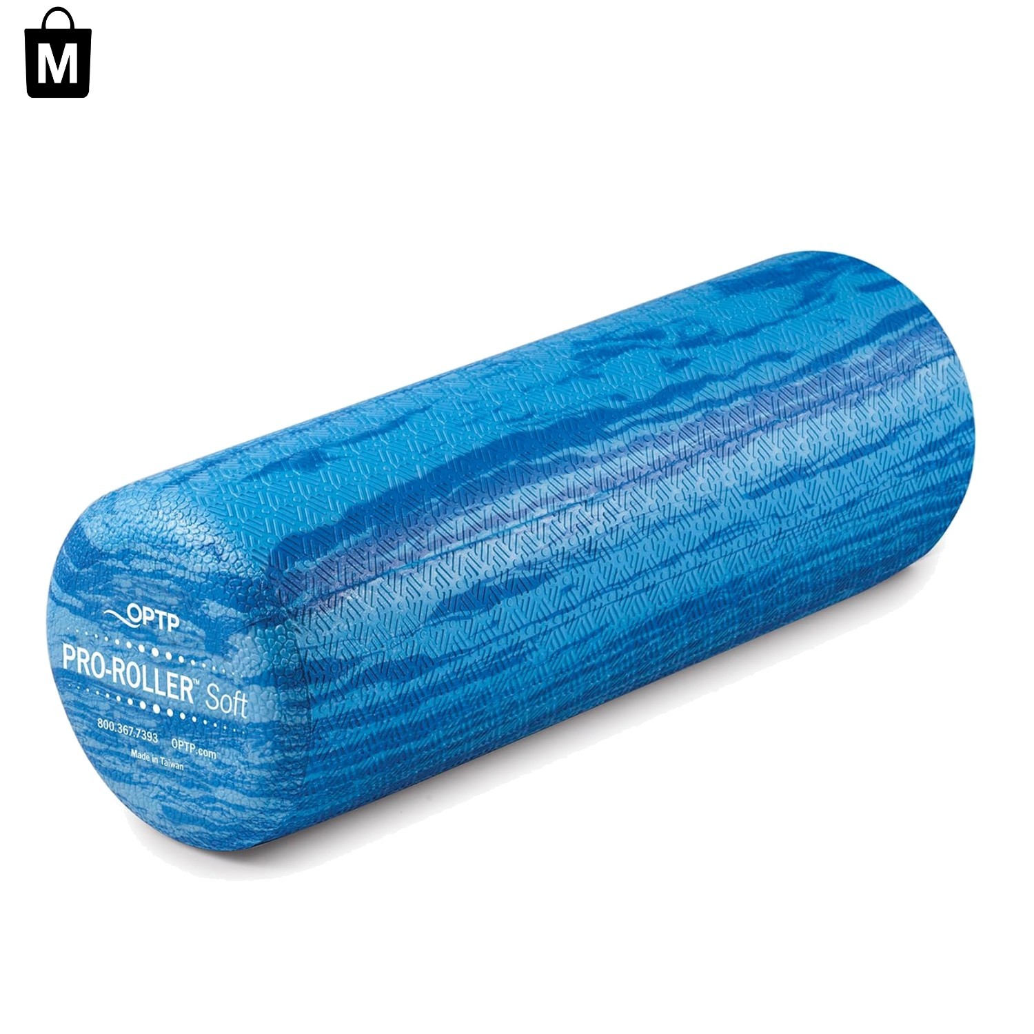Professional Quality 18" x 6" Soft Foam Roller for Versatile Muscle Recovery