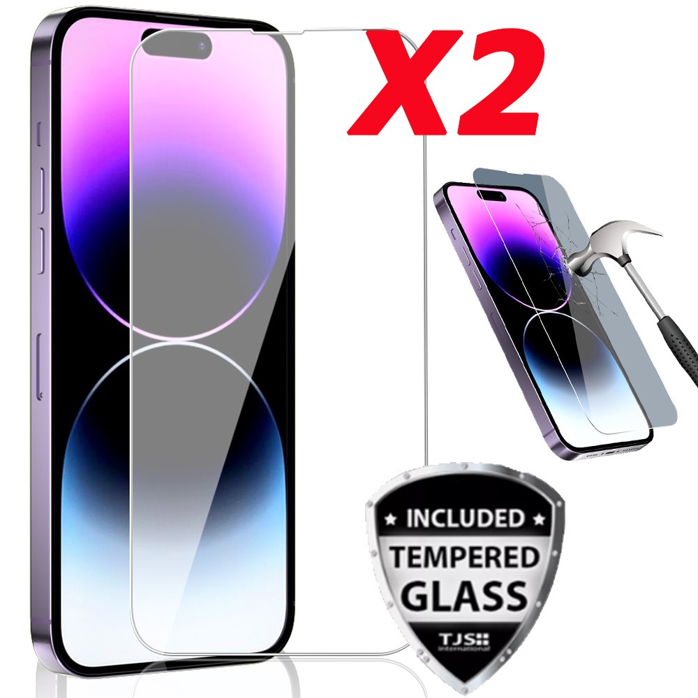 2PCS For iPhone 14 Pro Max /14 Pro /14 Plus /14 Tempered Glass Screen Protector