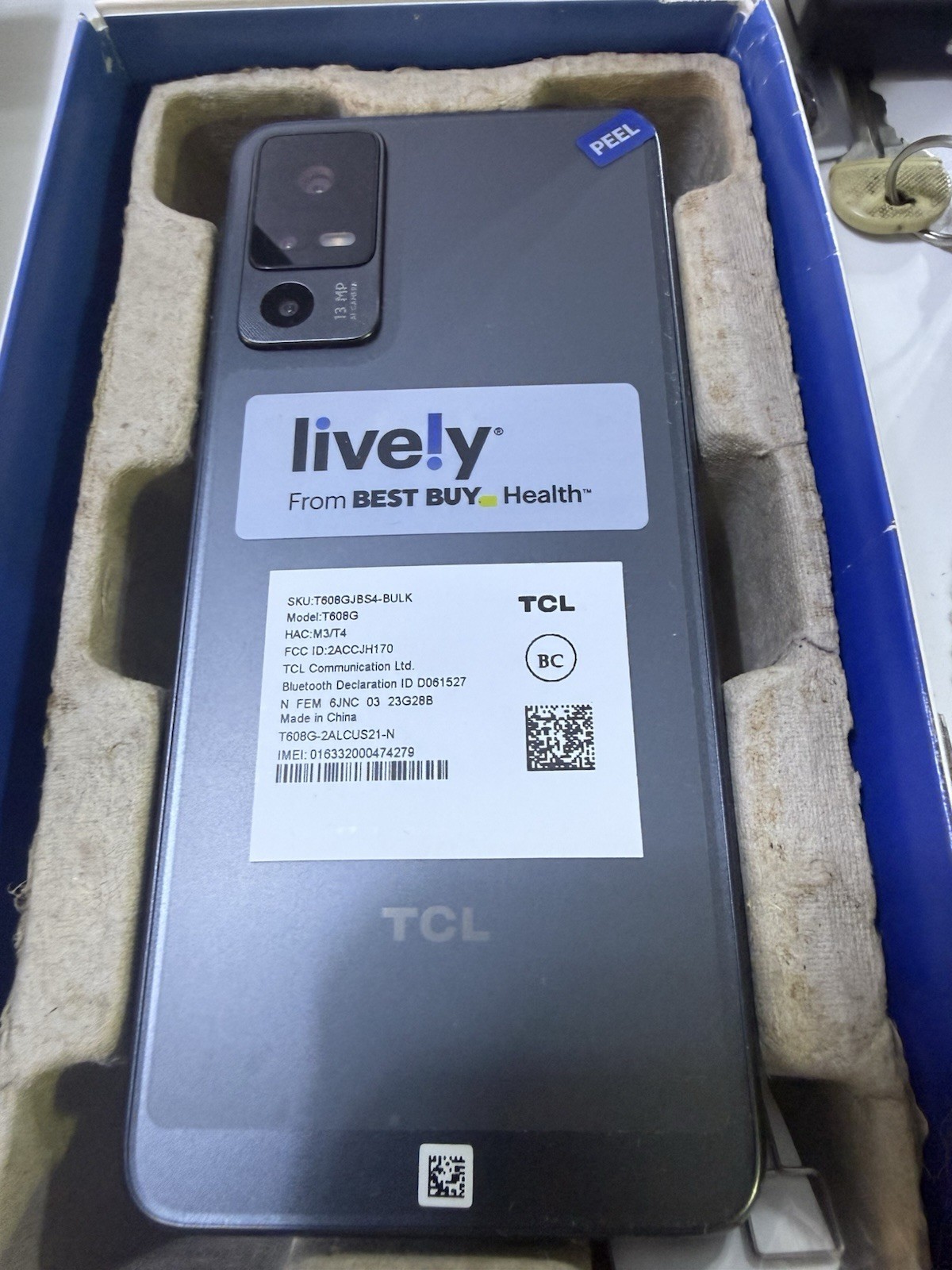 Lively Jitterbug Smart4 Smartphone for Seniors M (UNLOCK TO ANY NETWORK)