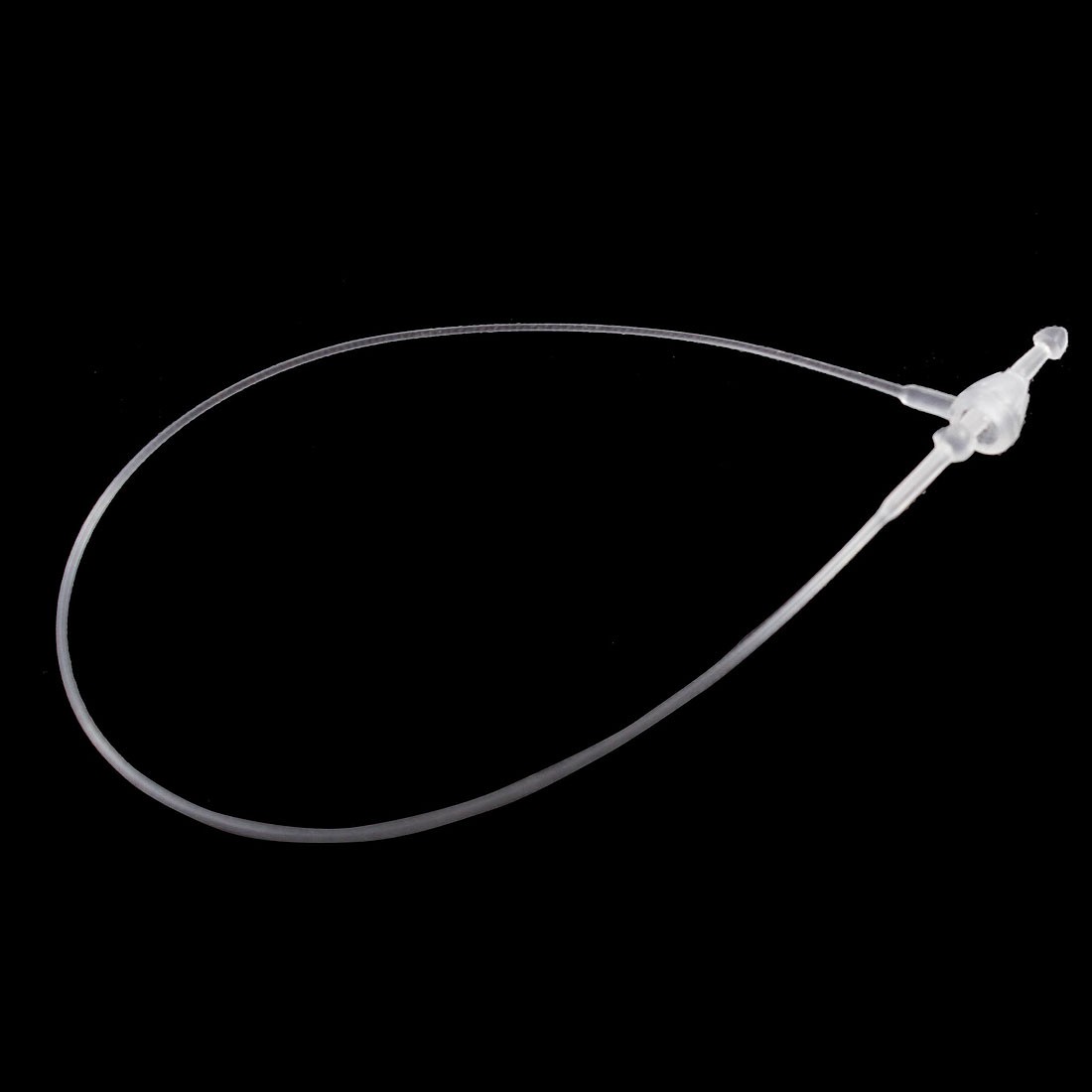 Plastic Snap Lock Pin Security Loop Tag Fasteners White 5" 5000Pack