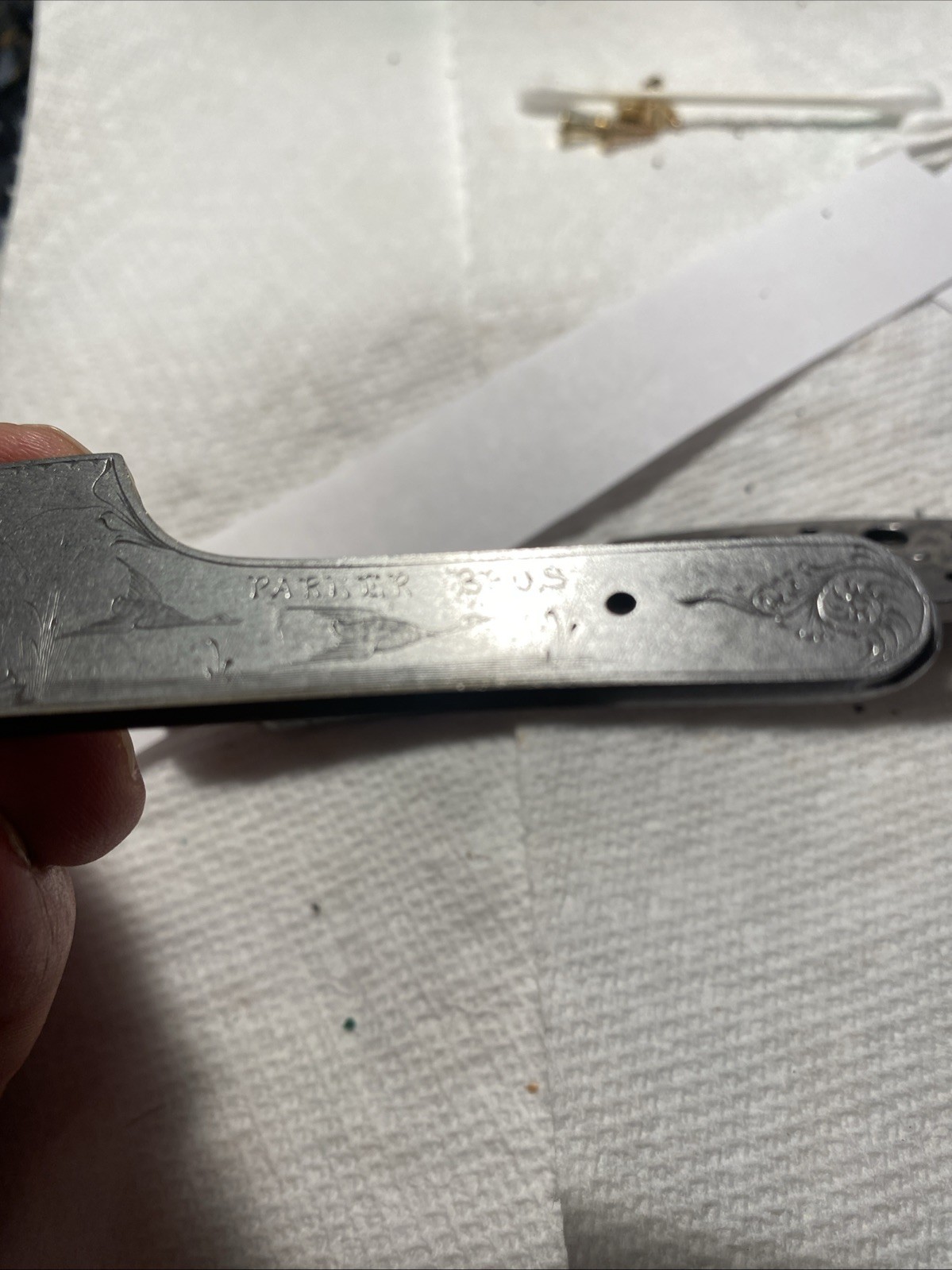Replica Boxed Springfield Muzzleloader Lock Plates.