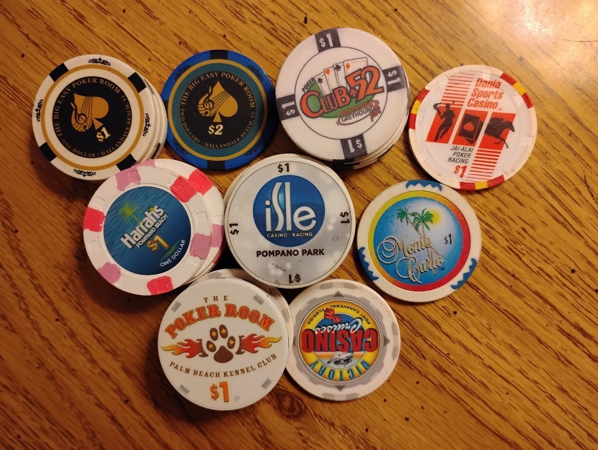 $1 CASINO CHIP - YOU PICK THE ONE YOU WANT - FLORIDA
