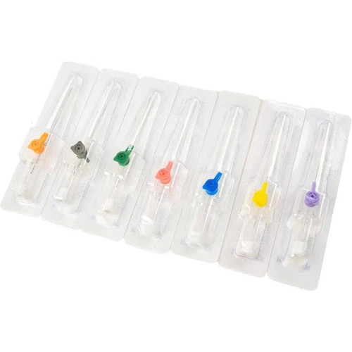 10/50Pcs Veterinary Injection Catheter with Wings Sterile Cannula for Pet Animal