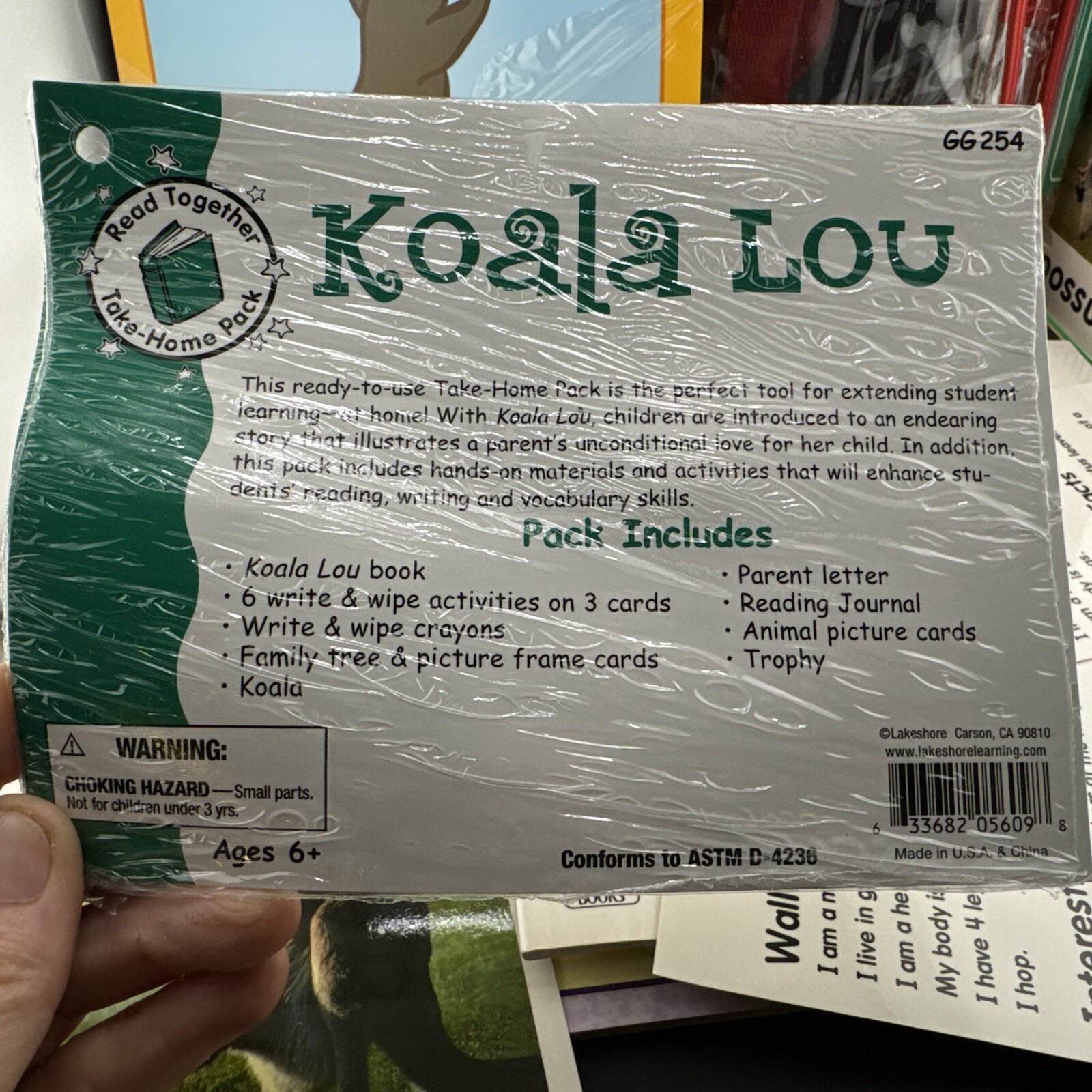 koala lou read together take home packet set