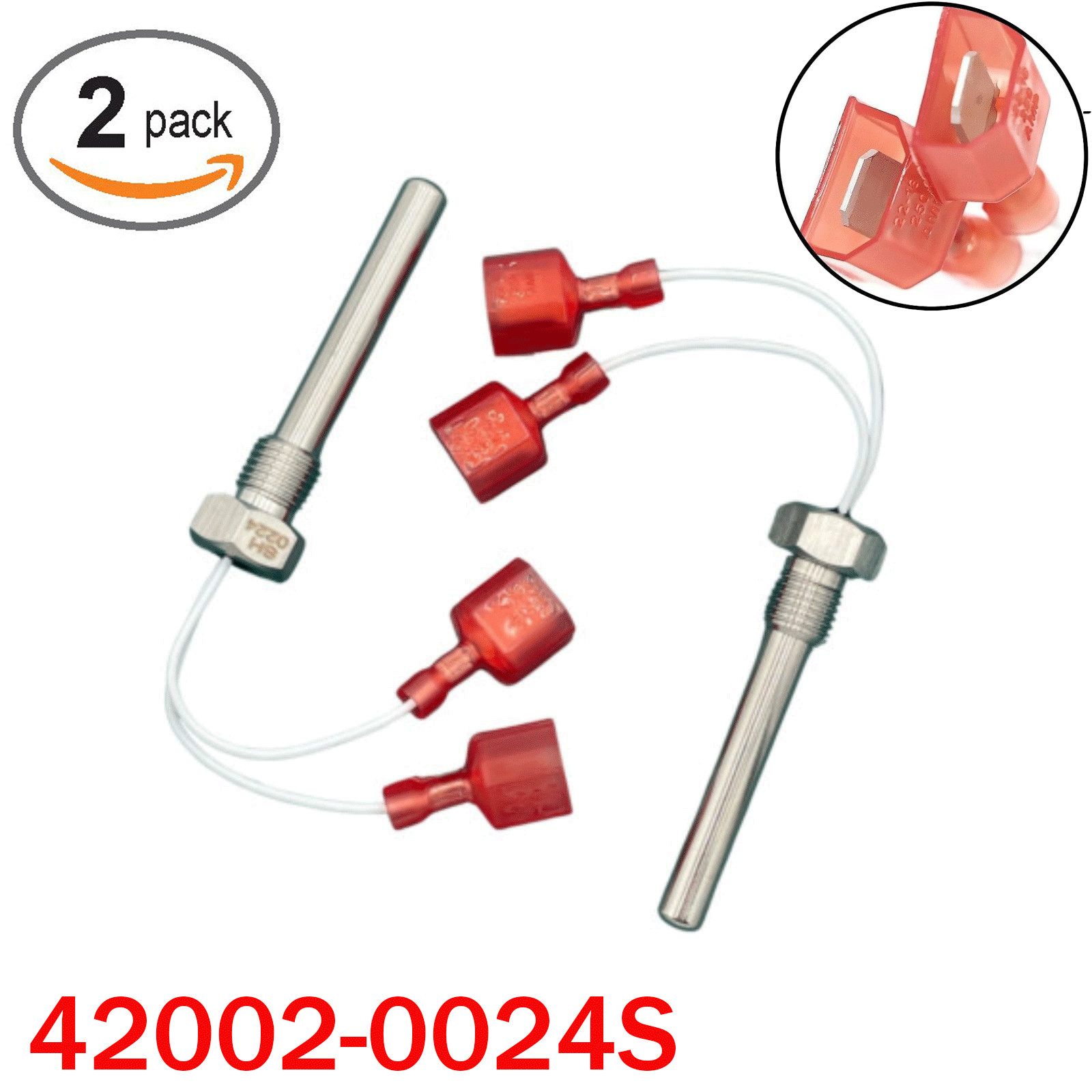 "42002-0024S Stack Flue Sensor for Pentair MasterTemp MaxETherm Pool Heater 2PC"