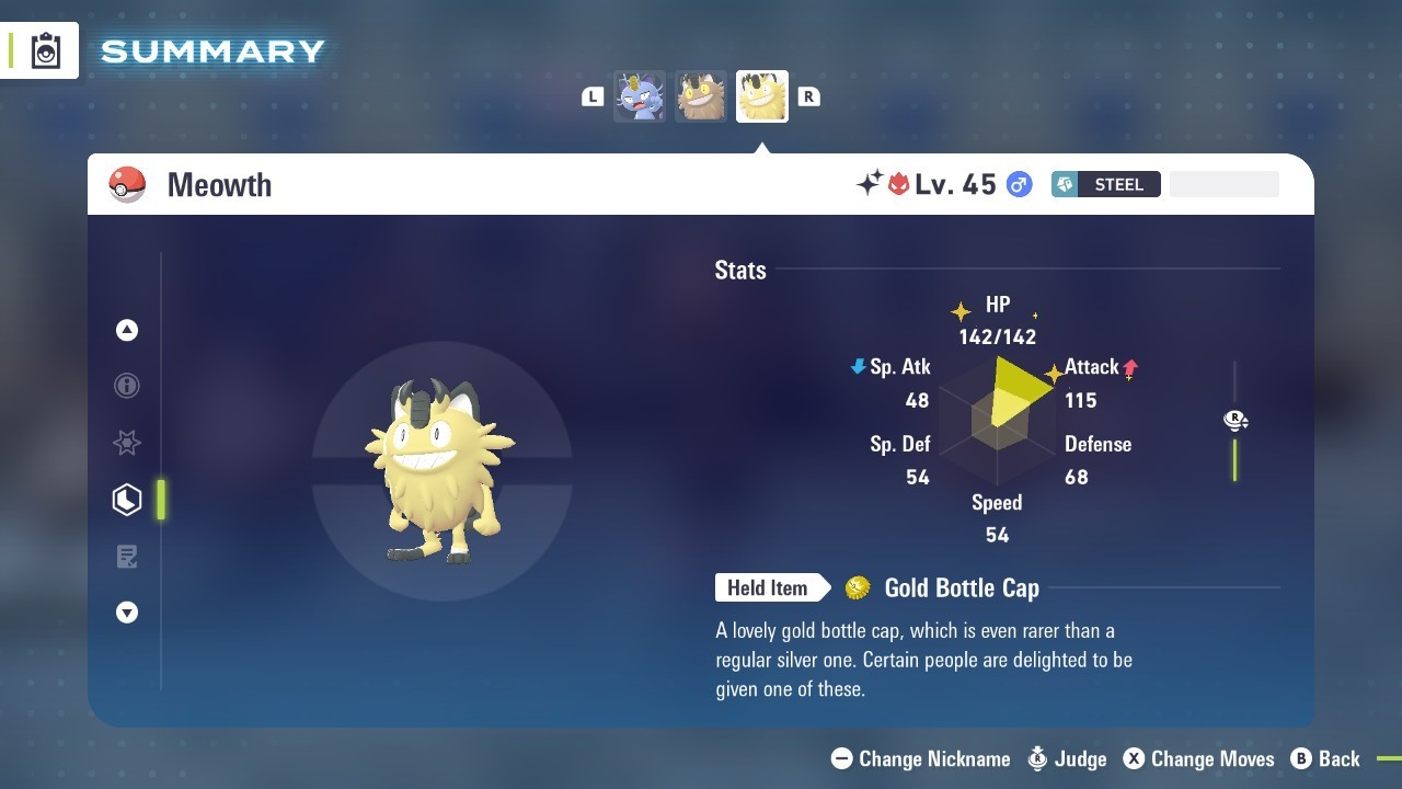 Pokémon Legends: Z-A Shiny Galarian Meowth 6iv ✨Max EV✨ ALPHA