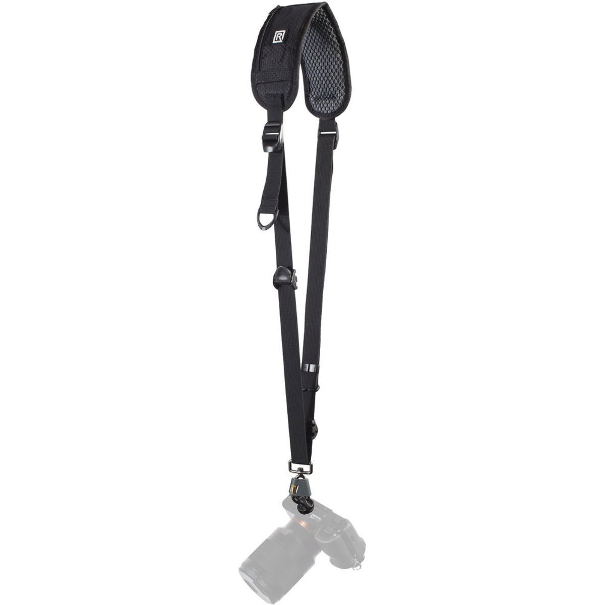 BlackRapid Classic Retro RS-4 Camera Strap with FR-5 FastenR Breathe, Black