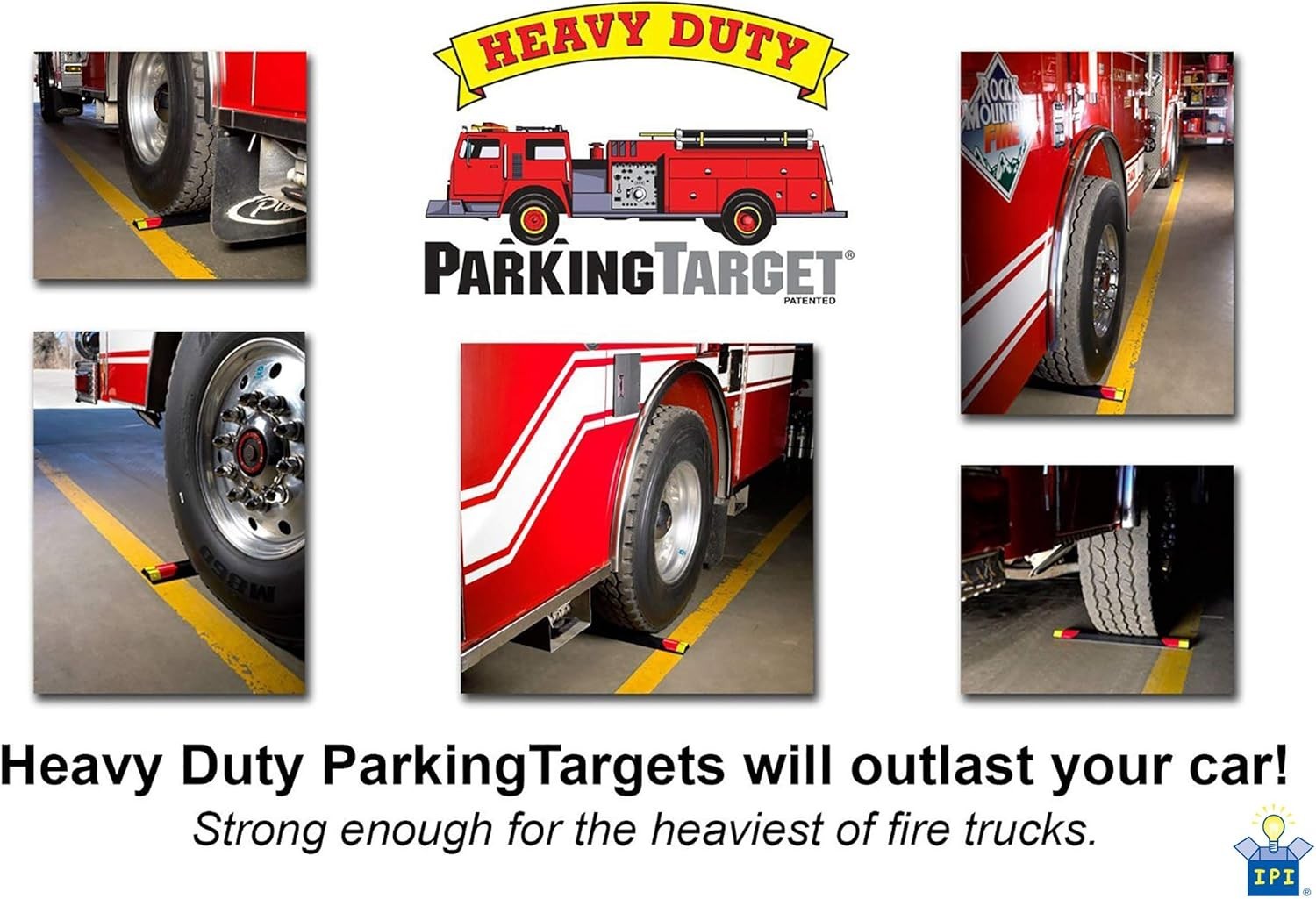 18” 1 pcs U.S.A. Garage Heavy Duty Parking Aid Car Stop Indicator Protects Ca...