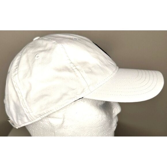 Callaway Golf Hat White Baseball Cap Adjustable Hook Loop Embroidered Logo