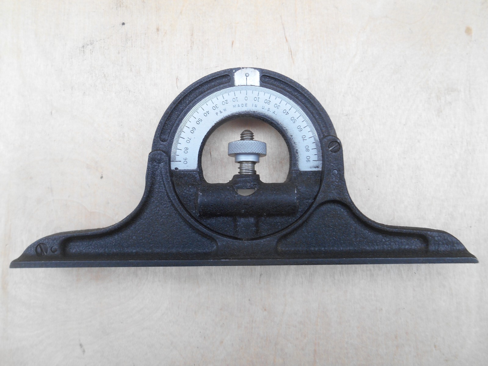 PRATT & WHITNEY 12" COMBINATION SQUARE PROTRACTOR