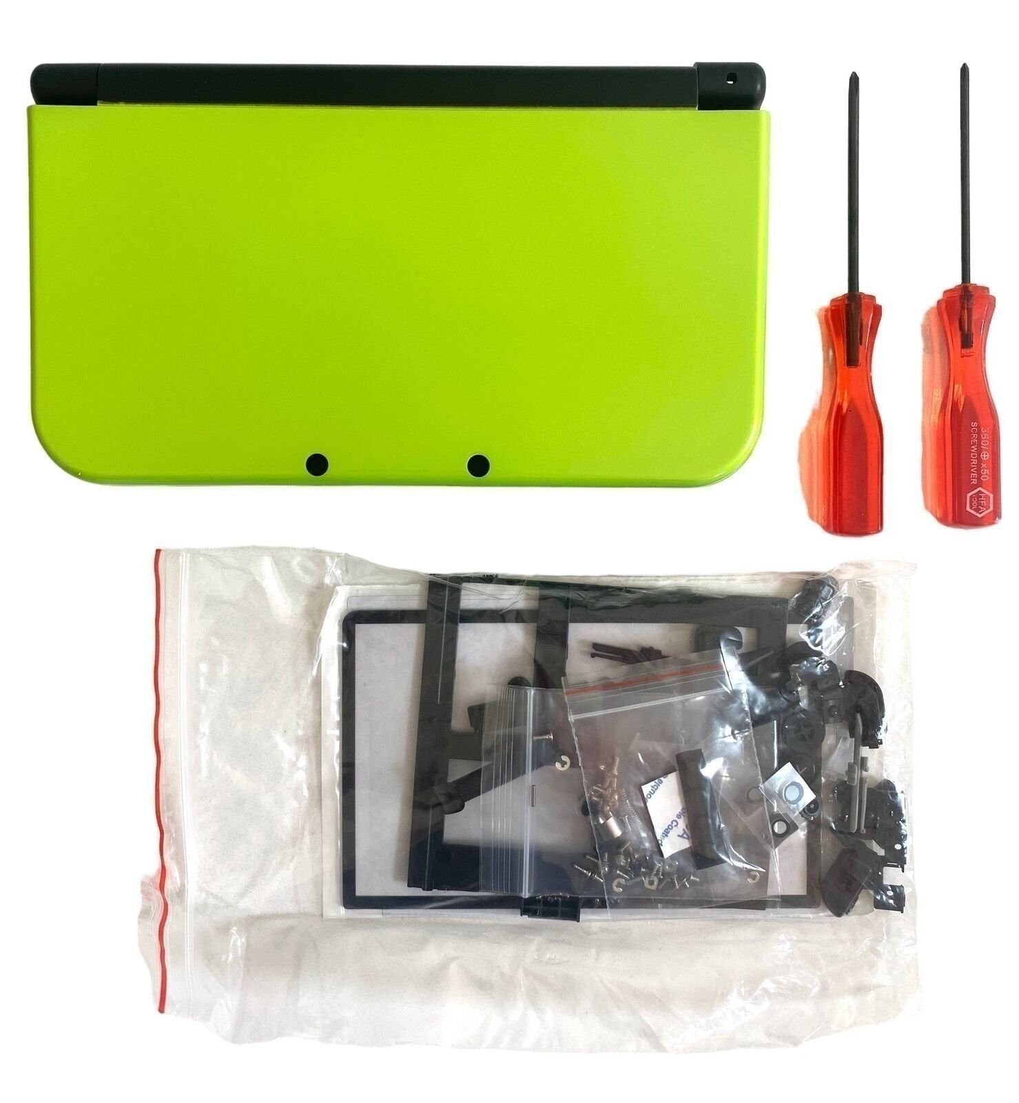 Replacement Housing for New Nintendo 3DS XL Shell Screen Tools Apple Green