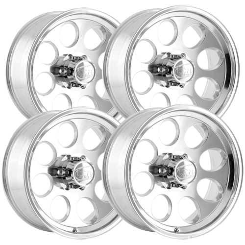 (Set of 4) Ion 171 16x8 8x170 -5mm Polished Wheels Rims 16" Inch