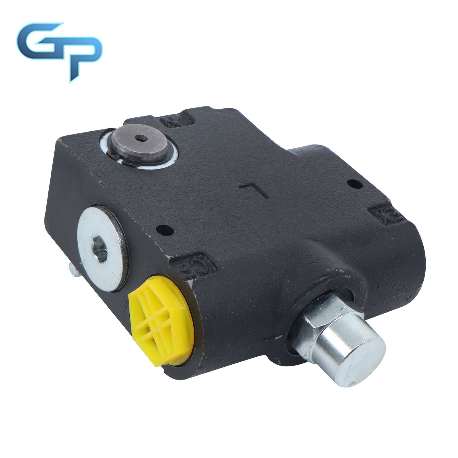 0-30GPM 3/4" NPT Hydraulic Adjustable Variable Flow Control Valve w/ Relief