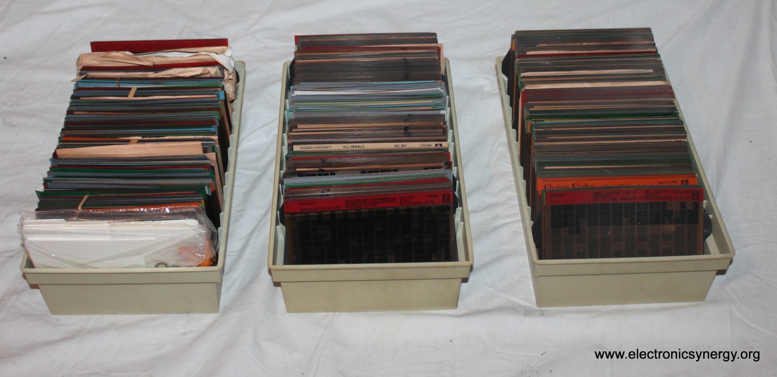 ATP Aviation Maintenance Manuals Microfiche 1980 – 3 Trays