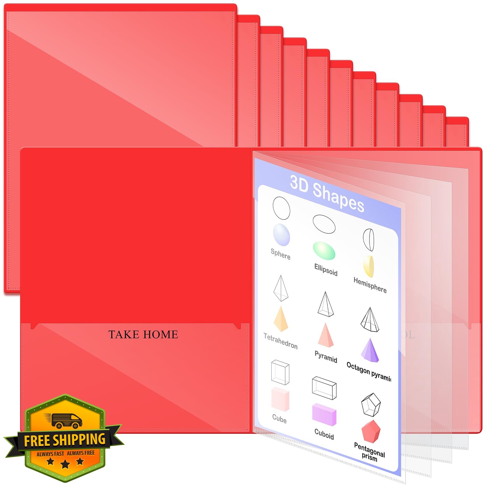 Henoyso 12 Red Folders