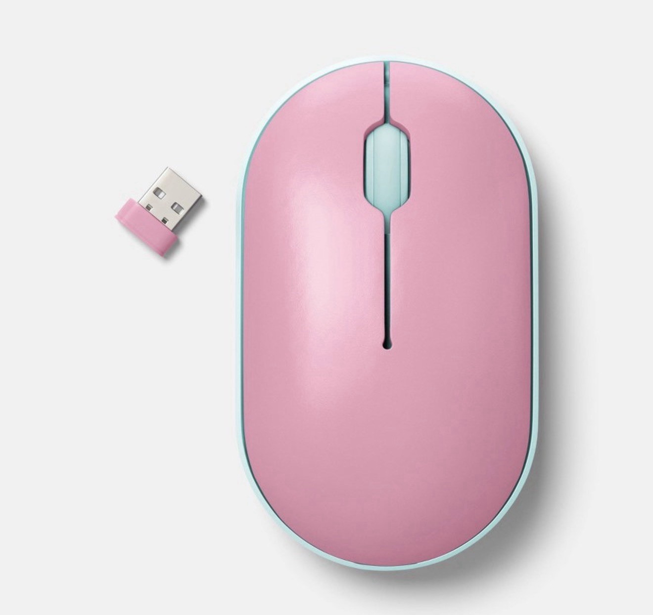 Heyday Compact Wireless Mouse New Bluetooth enabled - Candy Pink