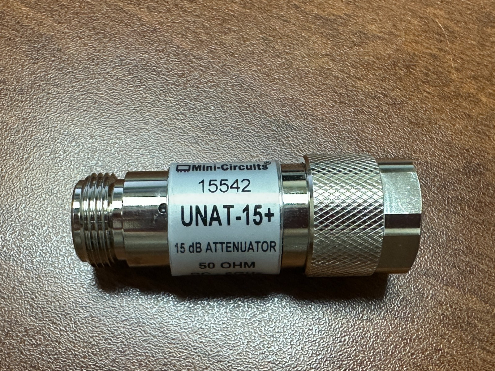 UNAT-15+ Mini-Circuits: 15dB 50Ohm DC-6GHz Attenuator