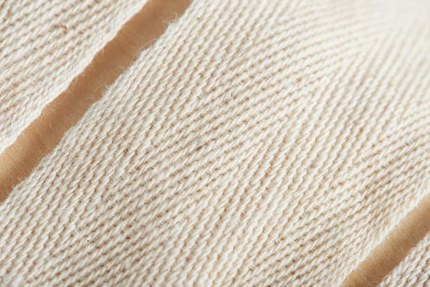 50 Yards Cotton Twill Tape Ribbon 3/4 Inch, Soft Natural Webbing Tape Herringbon