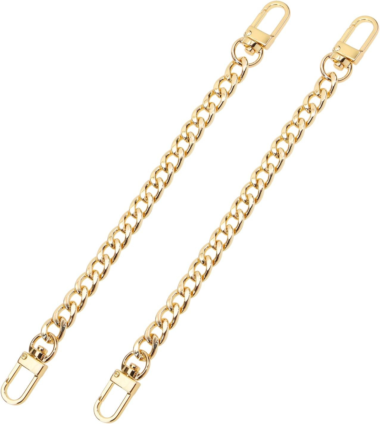 Bag Strap Extender 2Pcs 7.9 Inch Short Purse Chain Strap  for Shoulder Cross Bod