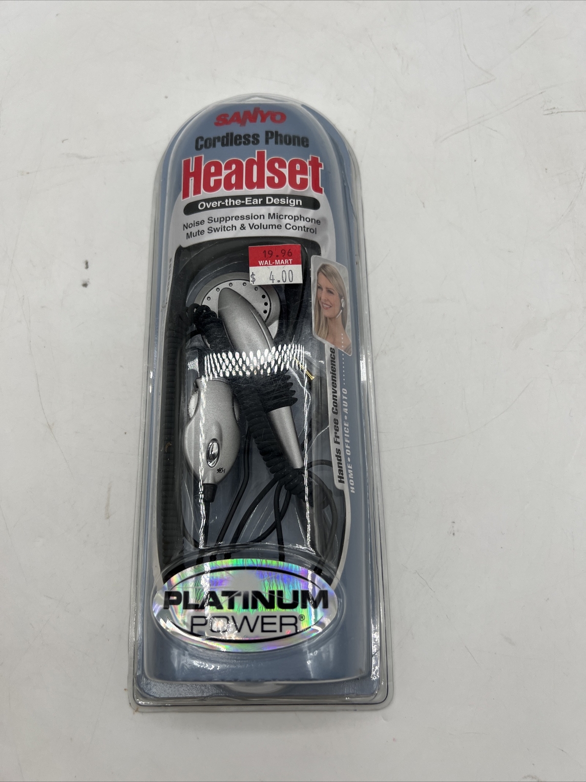 Sanyo Cordless Phone Headset Works With 900MHz 2.4GHz & 5.8GHz Cordless