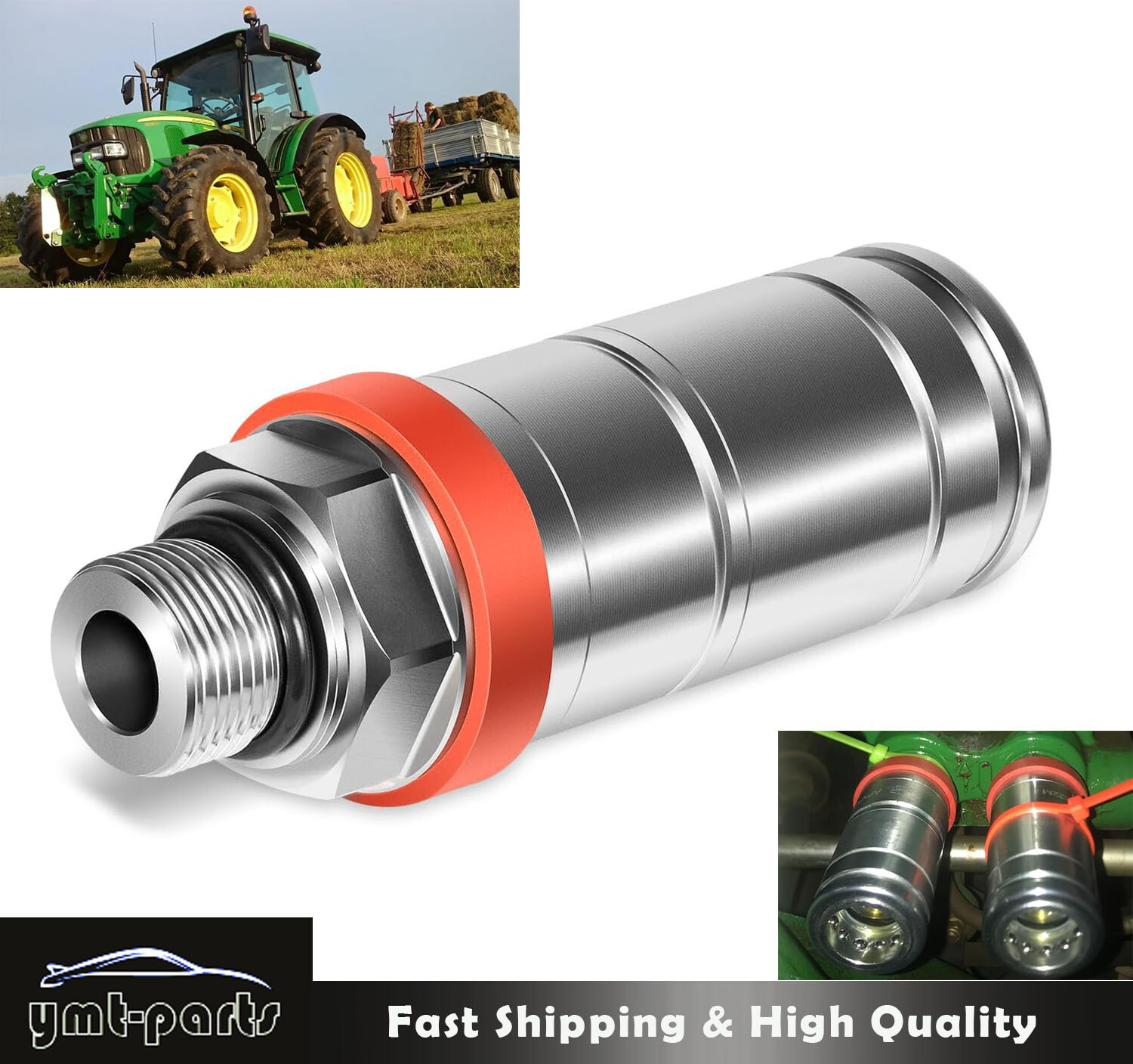 AL166181 Hydraulic Female Quick Coupler Fit John Deere 5078E 5080R 5080RN 5085E