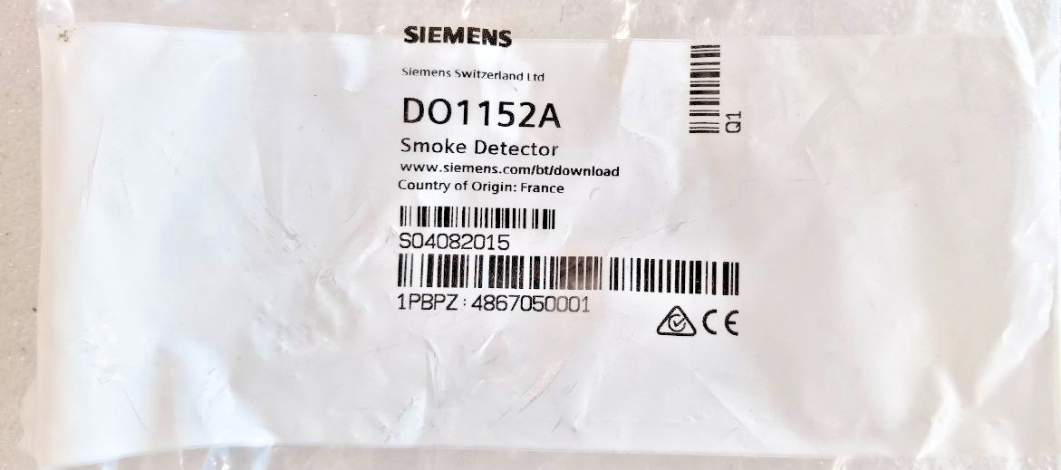 SIEMENS Smoke Detector DO1152A NEW