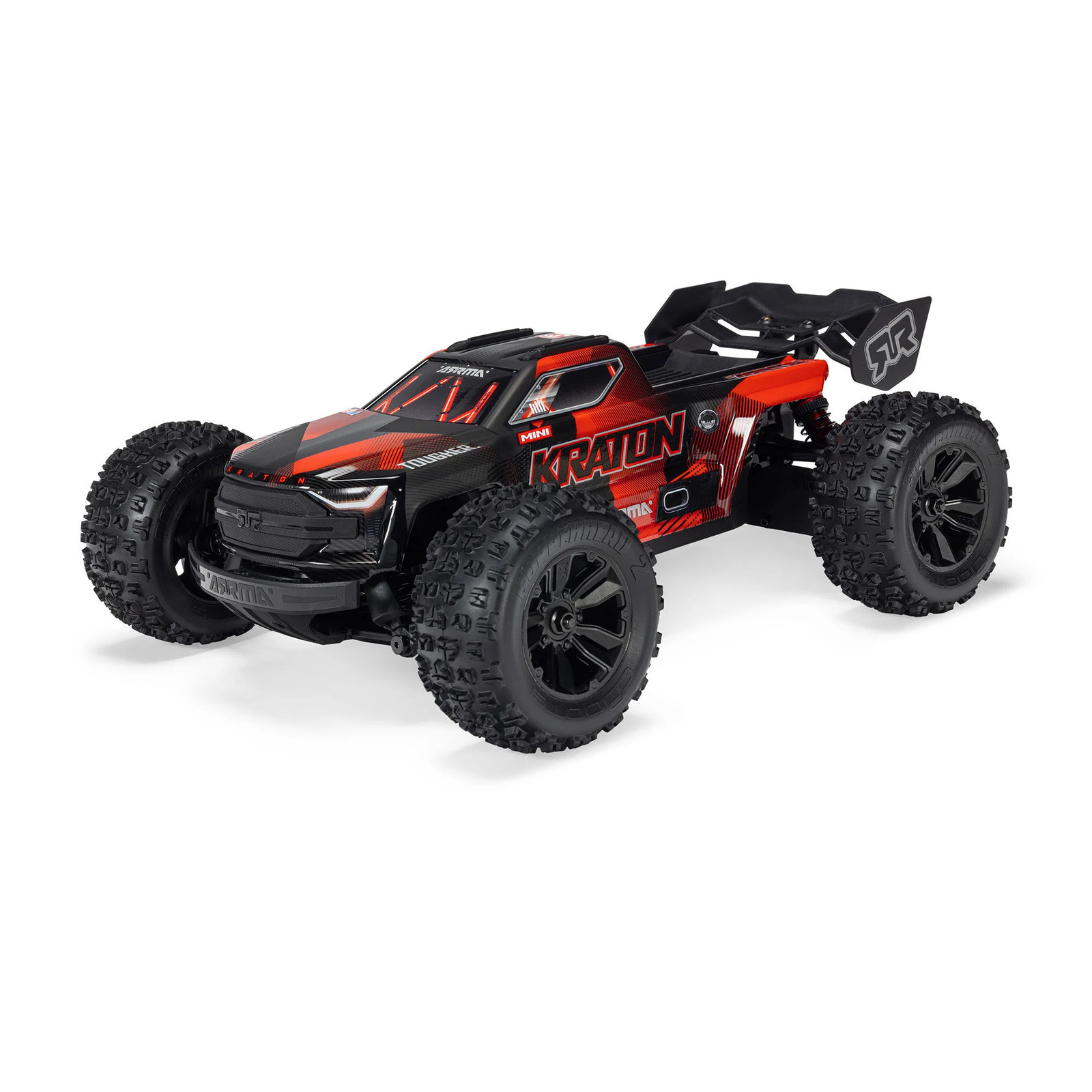 Arrma Mini Kraton 3S BLX 4X4 1/16 RTR Brushless Speed Monster Truck (Black/Red)