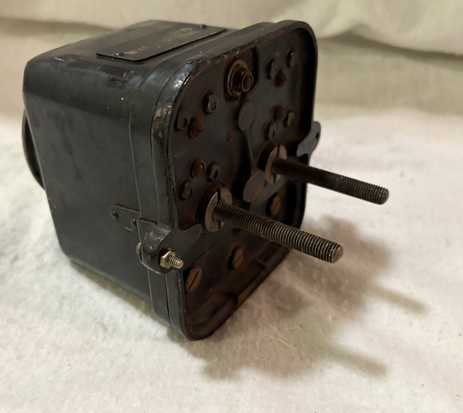 Antique Sangamo Ampere Hour Meter, Model MS, 1910-1920s