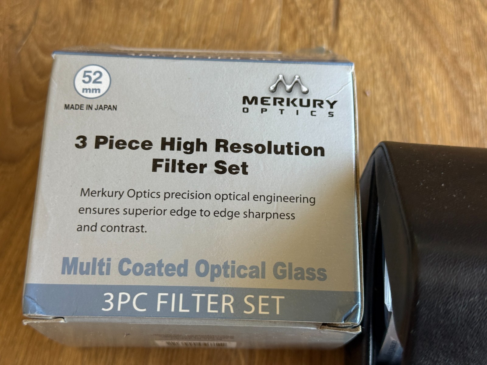 Mercury Optics 3 Piece High Resolution 52mm Filter Set FK-52 NEW Open Box