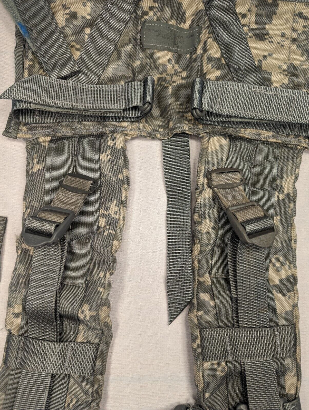 Molle ACU Enhanced Shoulder Straps WITH LOAD LIFTERS & QUICK RELEASE STRAPS VGC