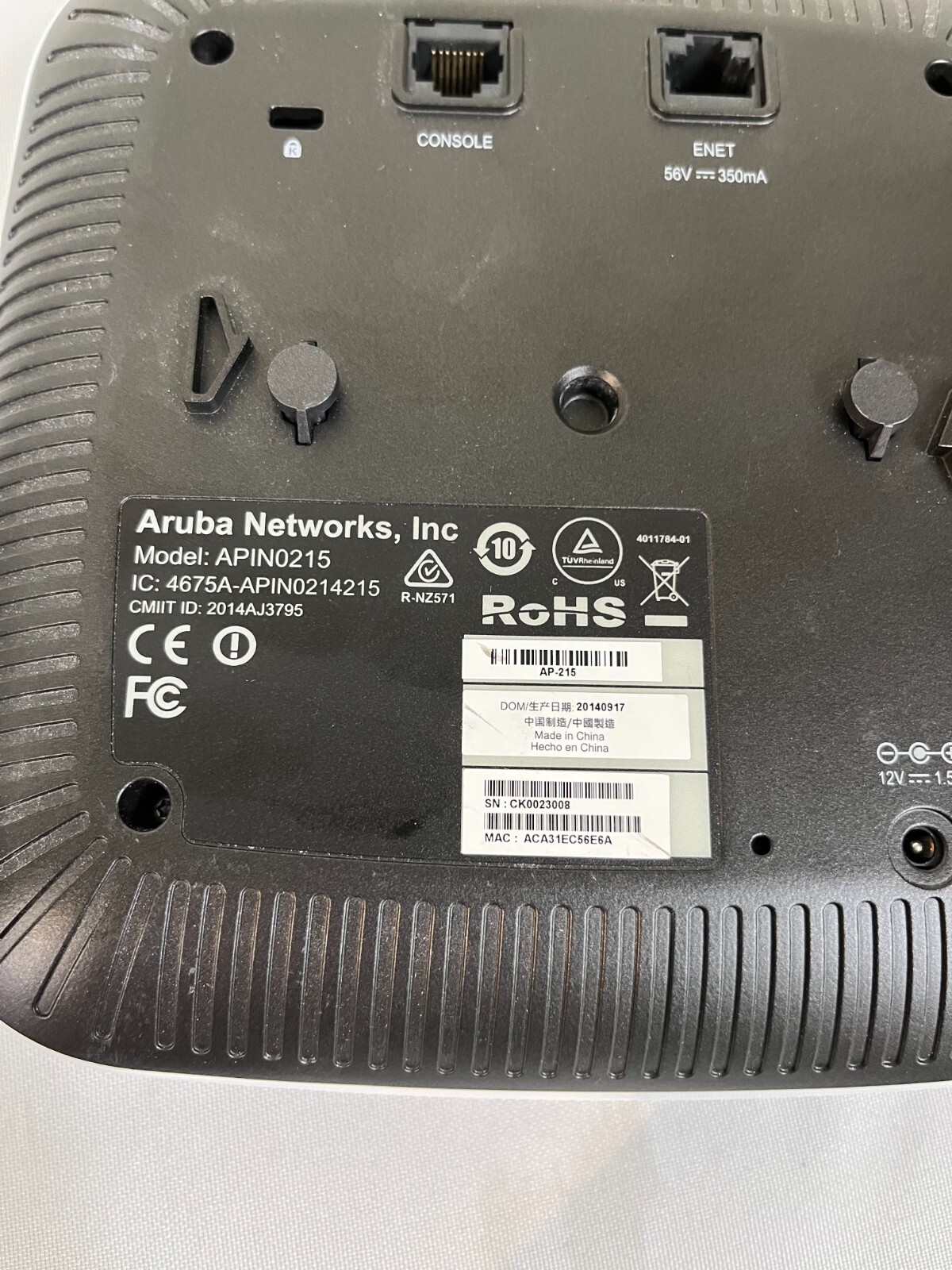 Aruba AP-215 Networks APIN0215 AP-215 Wireless Access Point