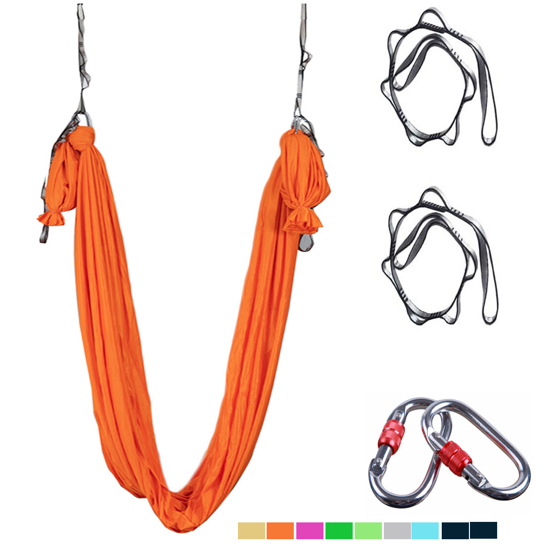 16ft Aerial Yoga Swing Hammock Anti Gravity Silk Trapeze Inversion Decompression