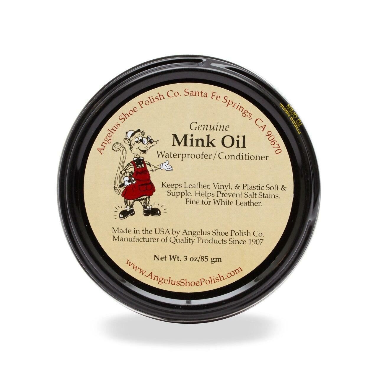 Angelus Genuine Mink Oil Conditioner Paste 3 oz