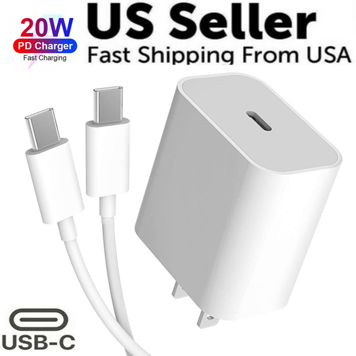 For Samsung Galaxy A16 A26 A36 A17 20W Type-C Super Fast Wall Charger+6ft Cable