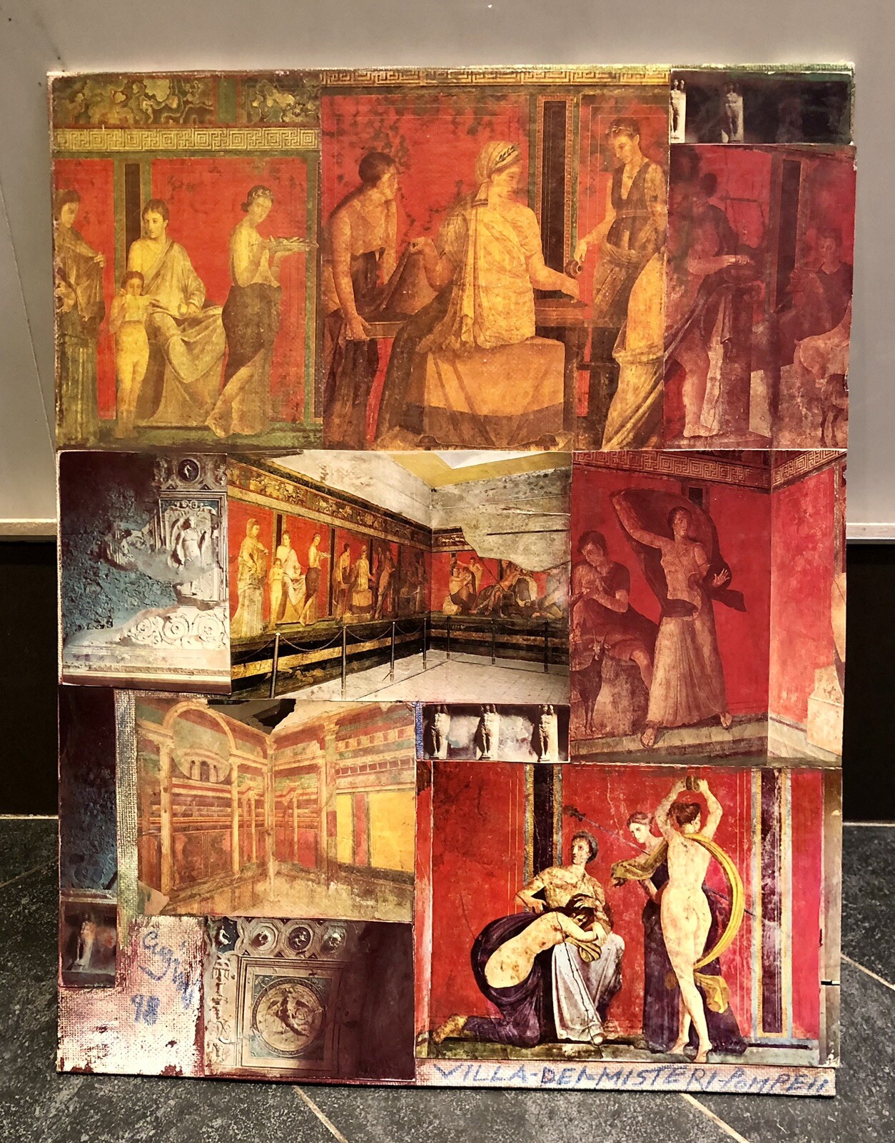Two Original Outstanding High Quality Collages By Luigi Cugini