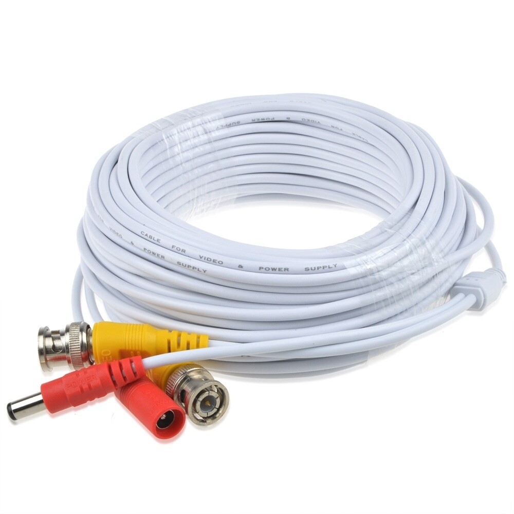 Pkpower 50ft Video Power Cord Cable for Swann CCTV Security Surveillance Camera