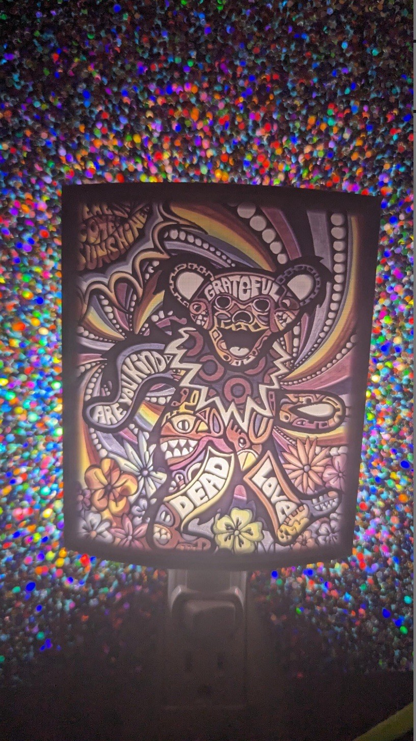 Grateful Dead Dancing Bear nightlight