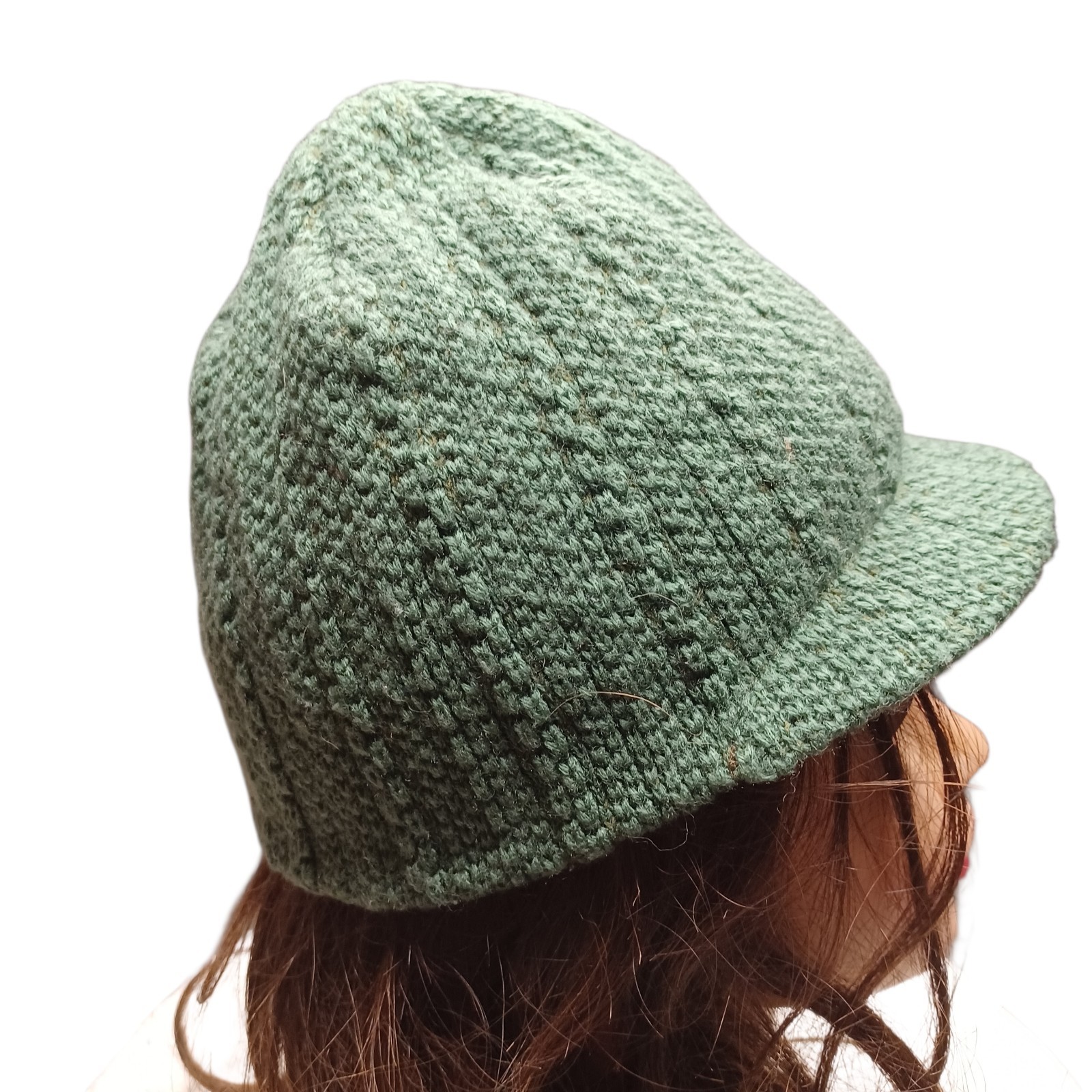 Green Knit Beanie Winter Hat Ski Snowboard Unisex Adult One Size Fits Most