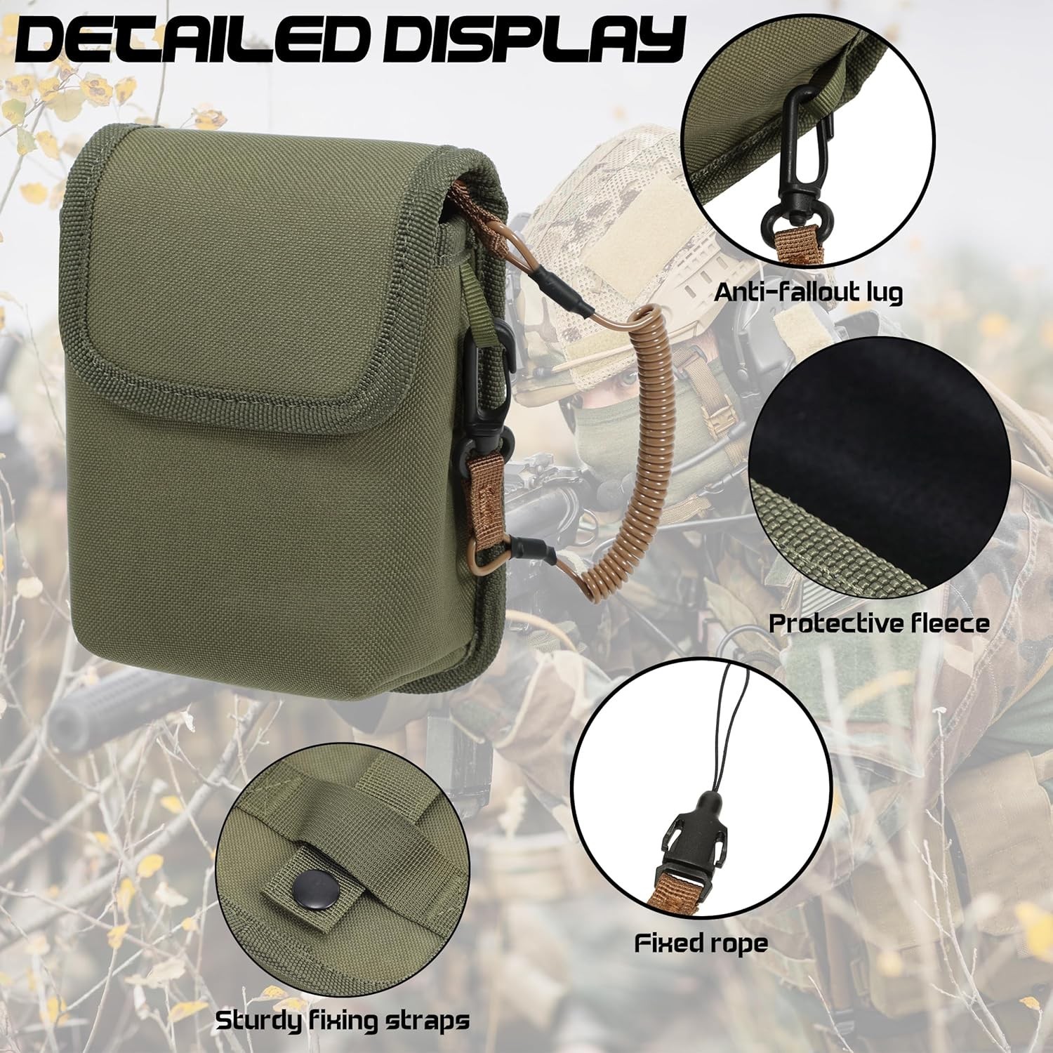 Rangefinder Pouch - with 1 Tethers. Ultimate Protection Your Hunting Accessories