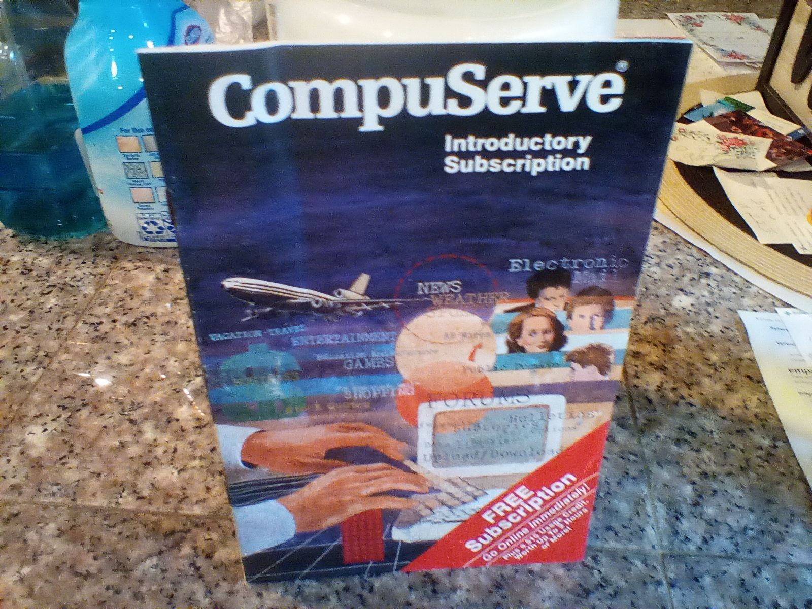 Vintage CompuServe introductory subscription 1988 booklet
