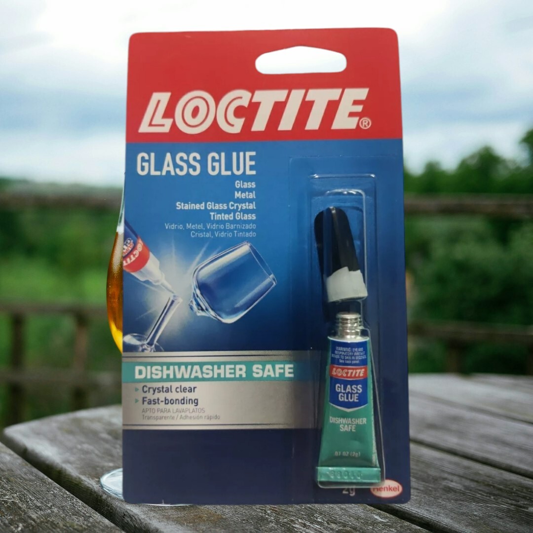 Crystal Clear Glass Glue- Metal -Stained Glass- Crystal Glass - Dishwasher Safe
